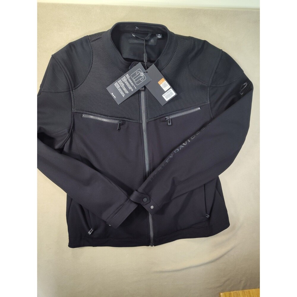 NWT 3XL Harley Davidson Mens Moto Biker Mesh Jacket 98419-19VM Obsolete DS Slim